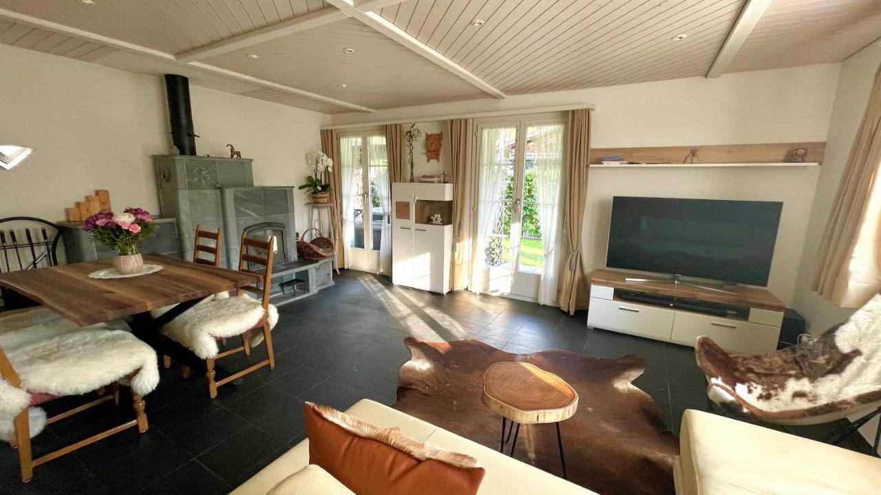 Wirzweli The Swiss Paradise 2 Apartment With Garden, Whirlpool, And Mountain Panorama מראה חיצוני תמונה