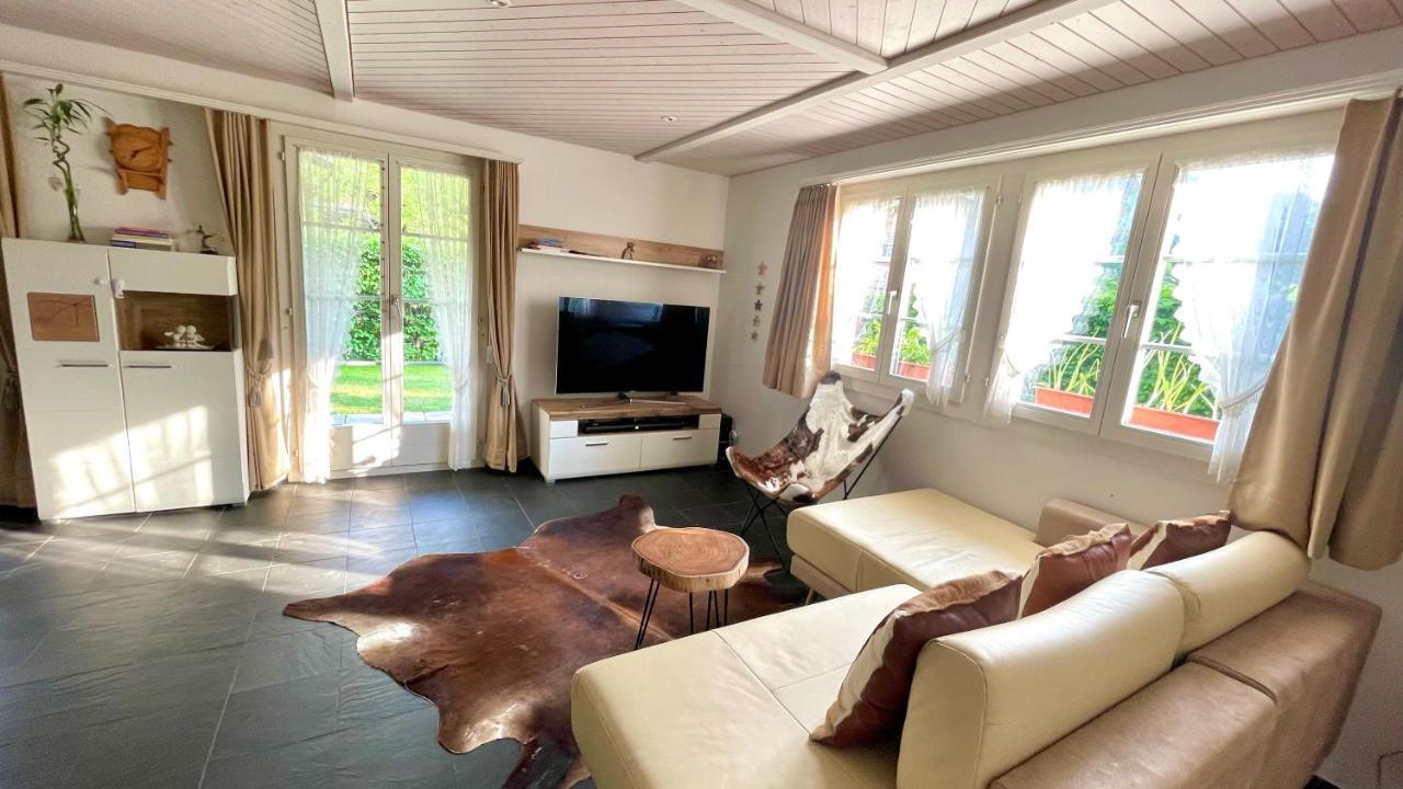 Wirzweli The Swiss Paradise 2 Apartment With Garden, Whirlpool, And Mountain Panorama מראה חיצוני תמונה
