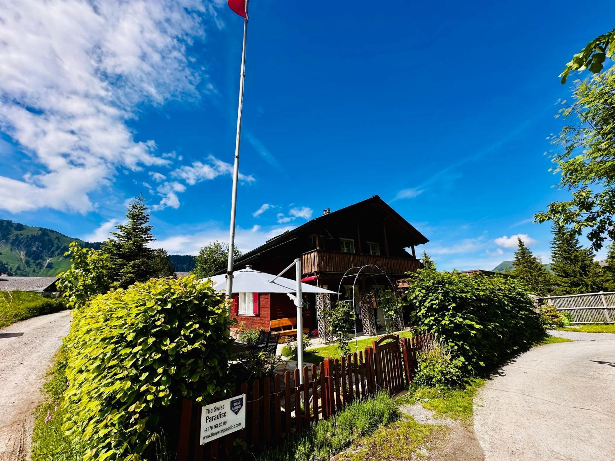 Wirzweli The Swiss Paradise 2 Apartment With Garden, Whirlpool, And Mountain Panorama מראה חיצוני תמונה