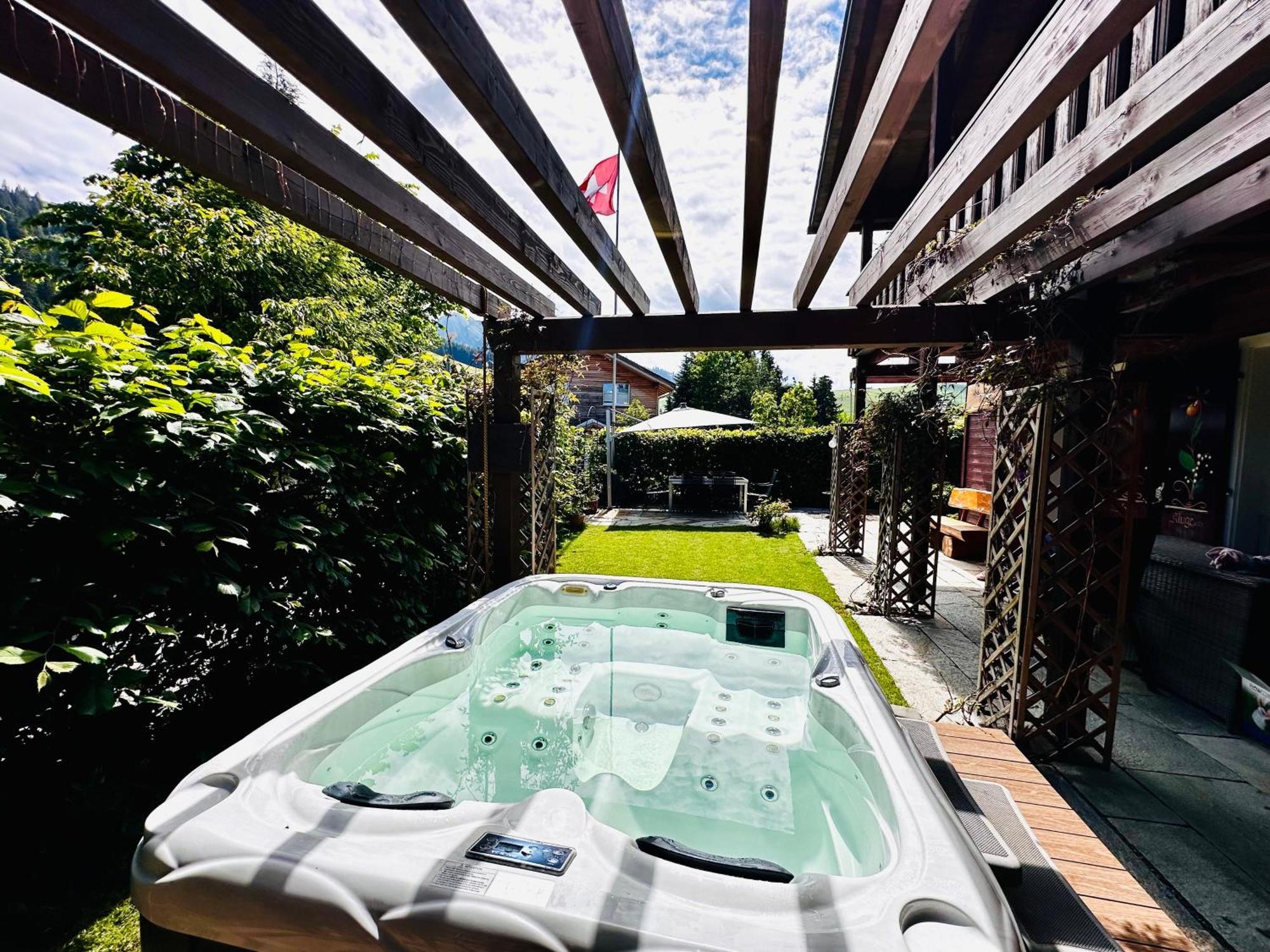 Wirzweli The Swiss Paradise 2 Apartment With Garden, Whirlpool, And Mountain Panorama מראה חיצוני תמונה